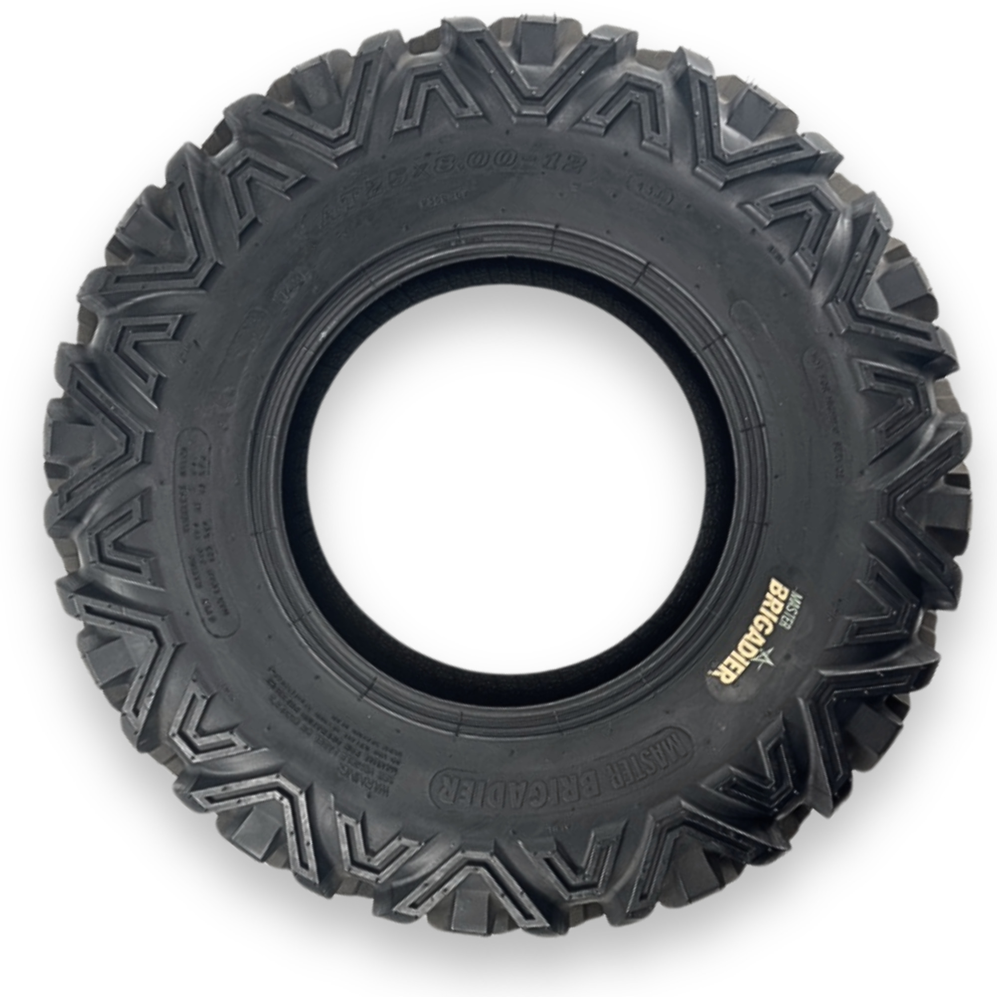 MASTER Brigadier ATV/UTV Tire, 25 x 8.00-12, Model# 540605